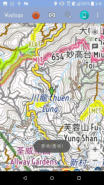 香港的離線地圖